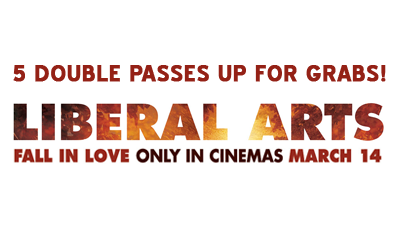WIN 1 of 5 double passes to see LIBERAL ARTS, in cinemas March 14!