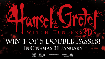 WIN 1 of 5 double passes to see HANSEL & GRETEL: WITCH HUNTERS!